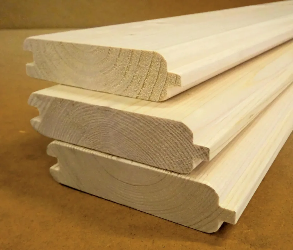Garden house 209 size 1.5, 288 x 234 x 254 cm, wall thickness 28 mm, with double door natural