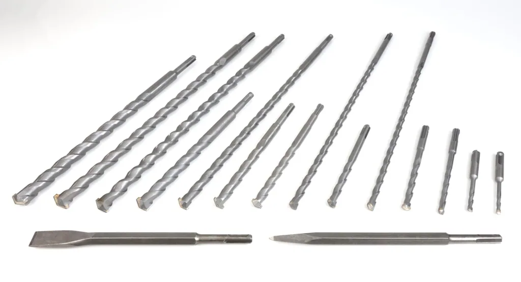 16-piece SDS drill and chisel set