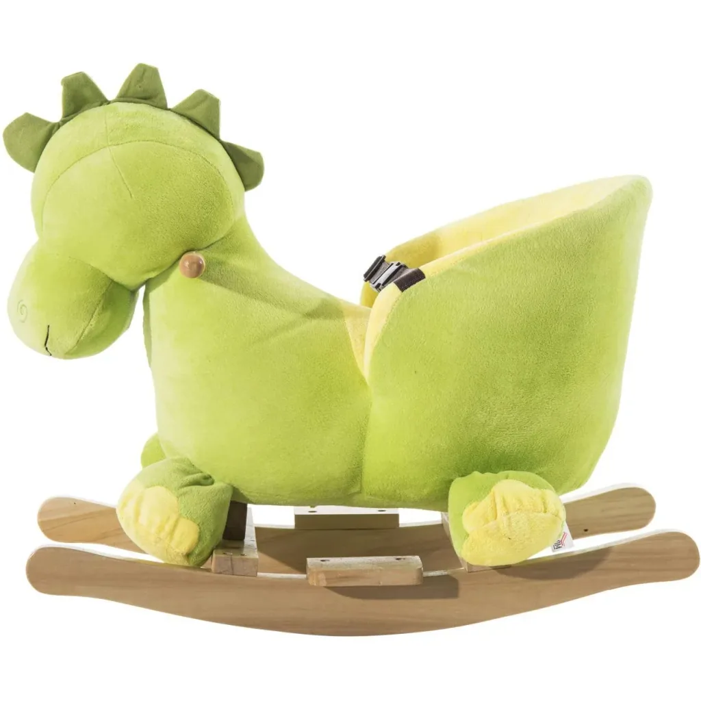 Rocking dragon made of polar fleece