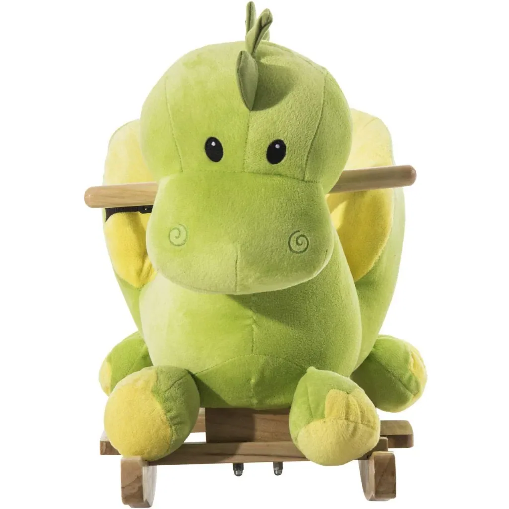 Rocking dragon made of polar fleece