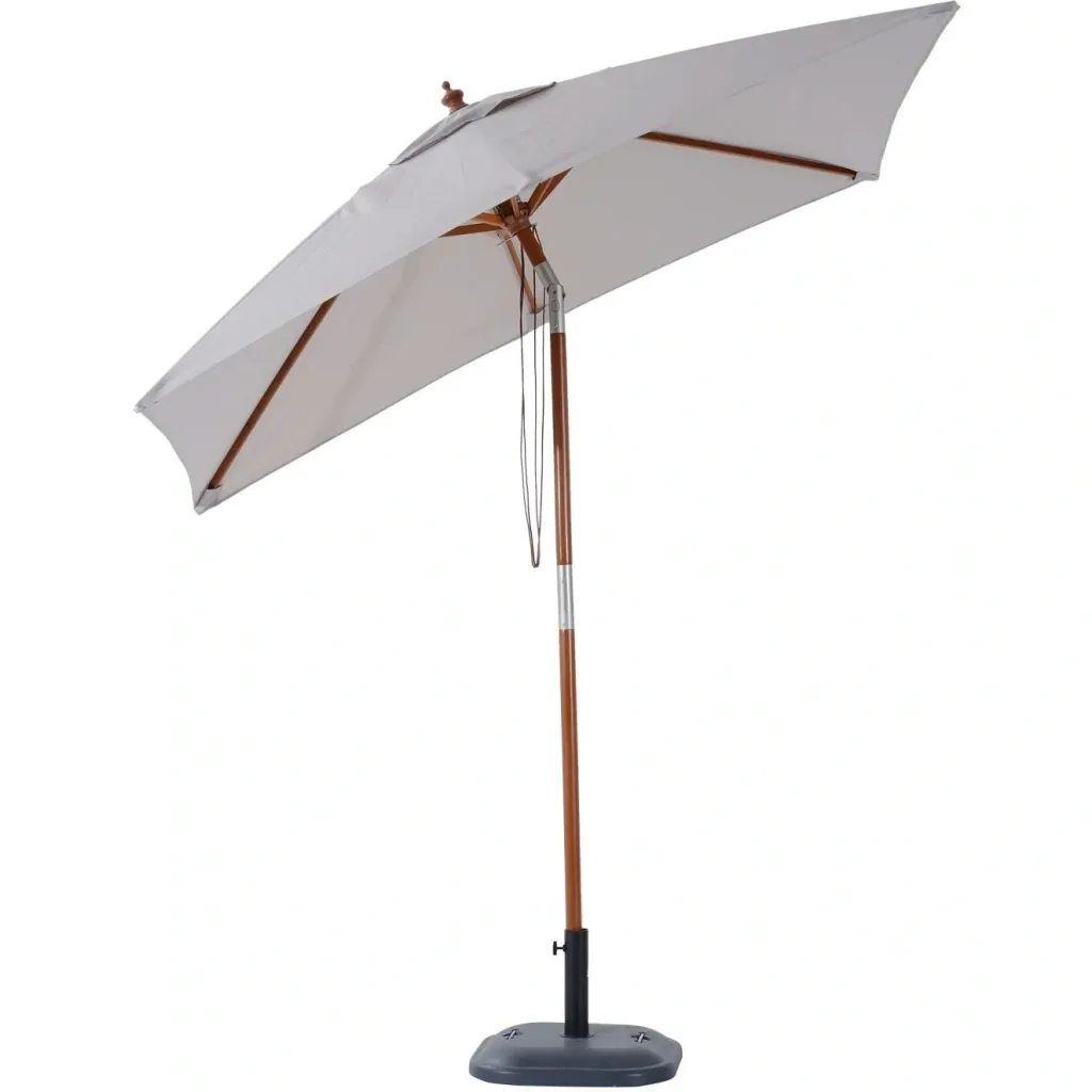 Parasol garden umbrella balcony umbrella foldable gray