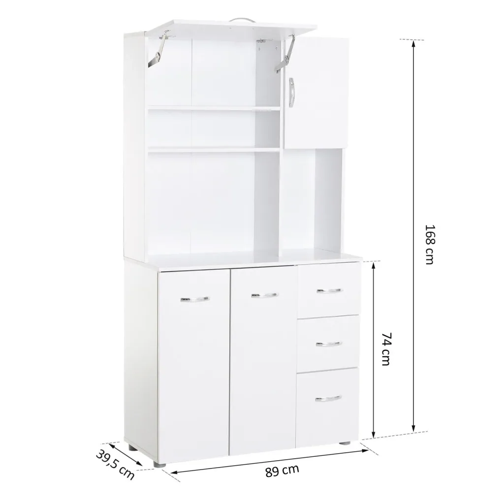 Kitchen cabinet, white