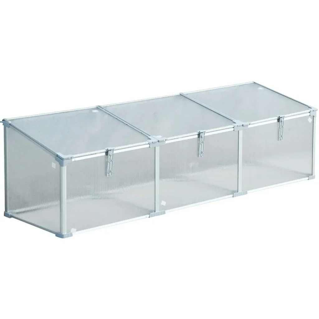Cold frame with 3 separate lids