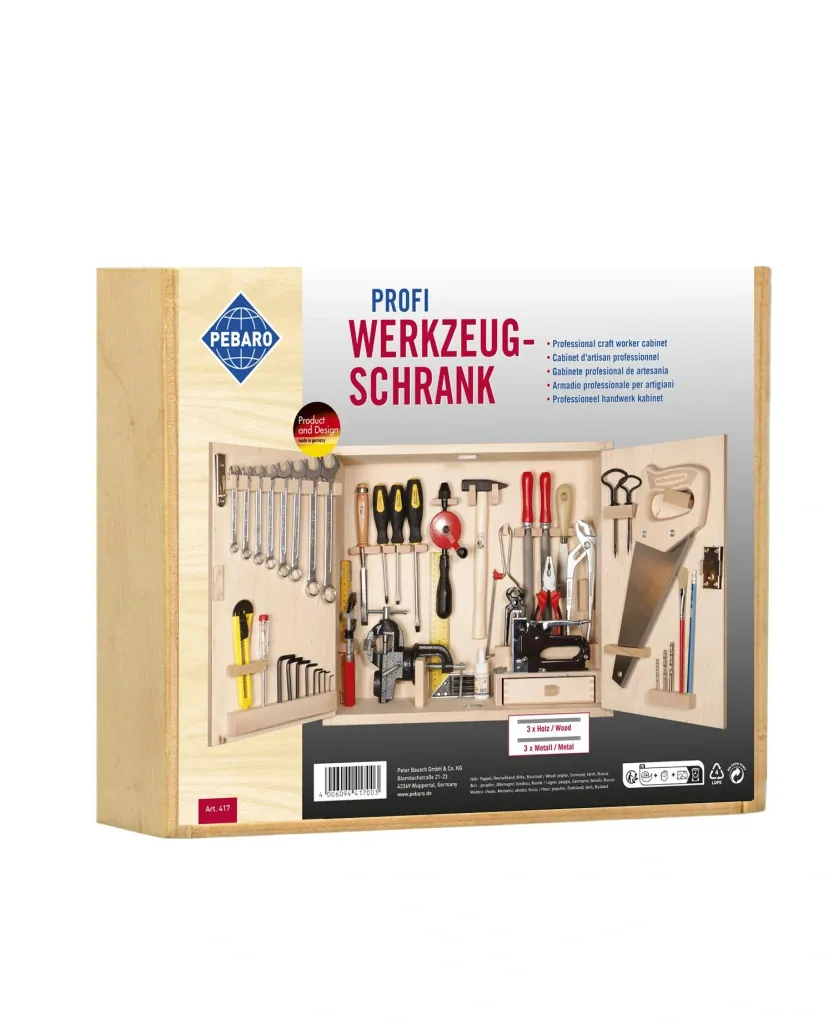 Large professional tool cabinet, 43 pieces