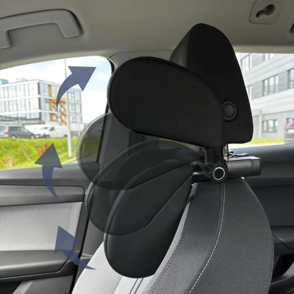 Foldable comfort headrest