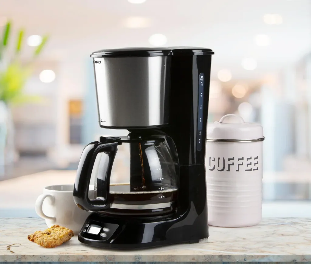 Coffee machine "DO1065K", with timer, 12 cups, 1.5 liters, 1000 watts
