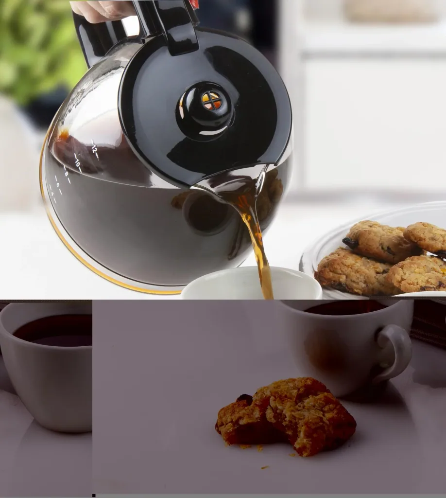 Coffee machine "DO1065K", with timer, 12 cups, 1.5 liters, 1000 watts