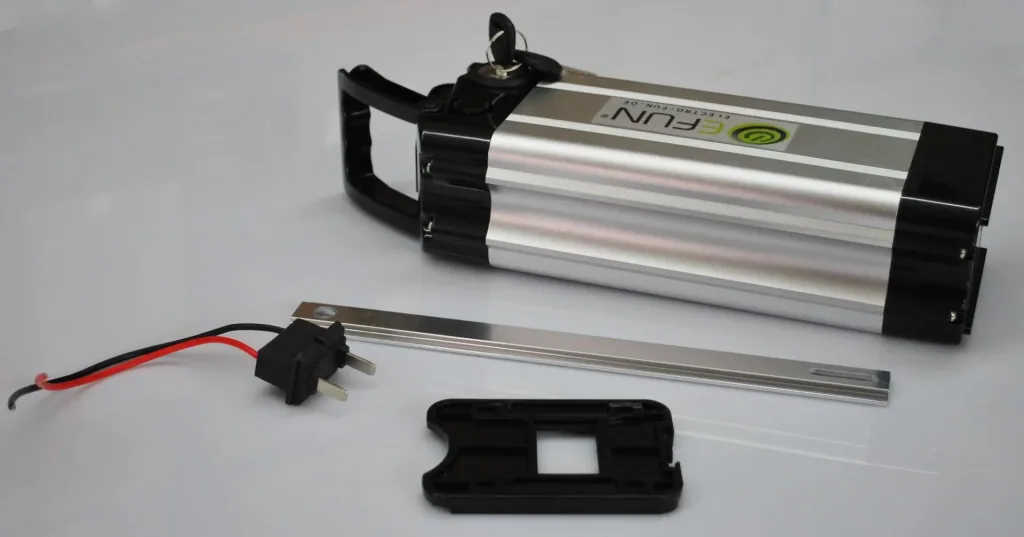 Lithium Ion Battery 36 Volt 10 Ah SILVER FISH E-Bike E-FUN