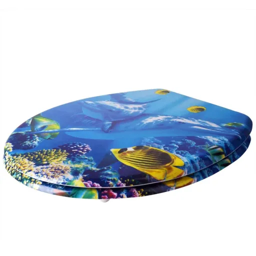 Duroplast toilet seat dolphins