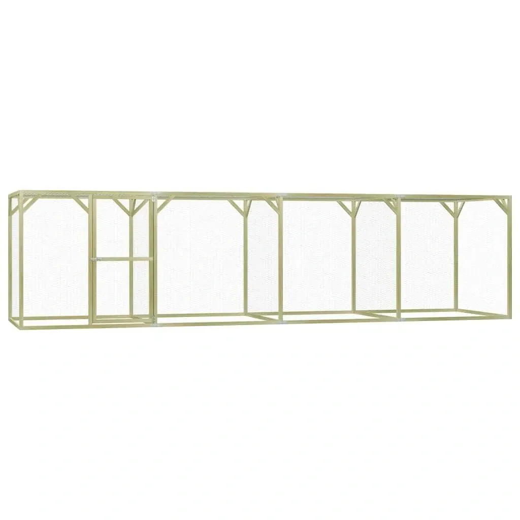 Chicken coop 1.5x6x1.5 m impregnated