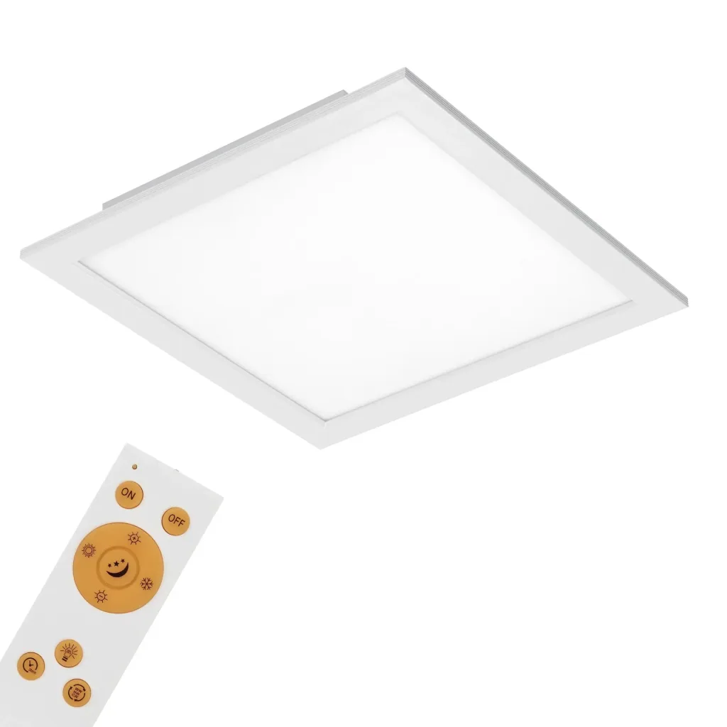 Ultra-flat LED panel, square, 29.5 cm, CCT, 18 watts, white
