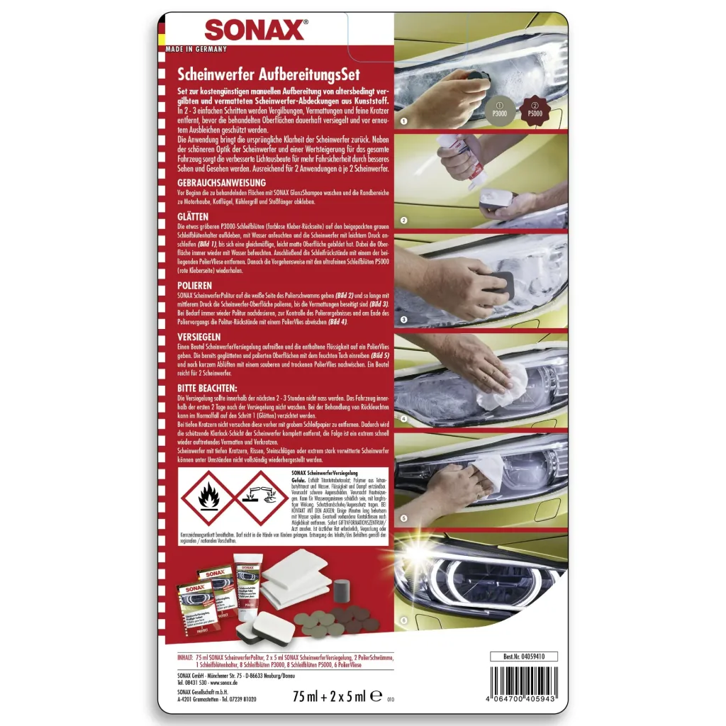 Headlight Restoration Set 85 ml