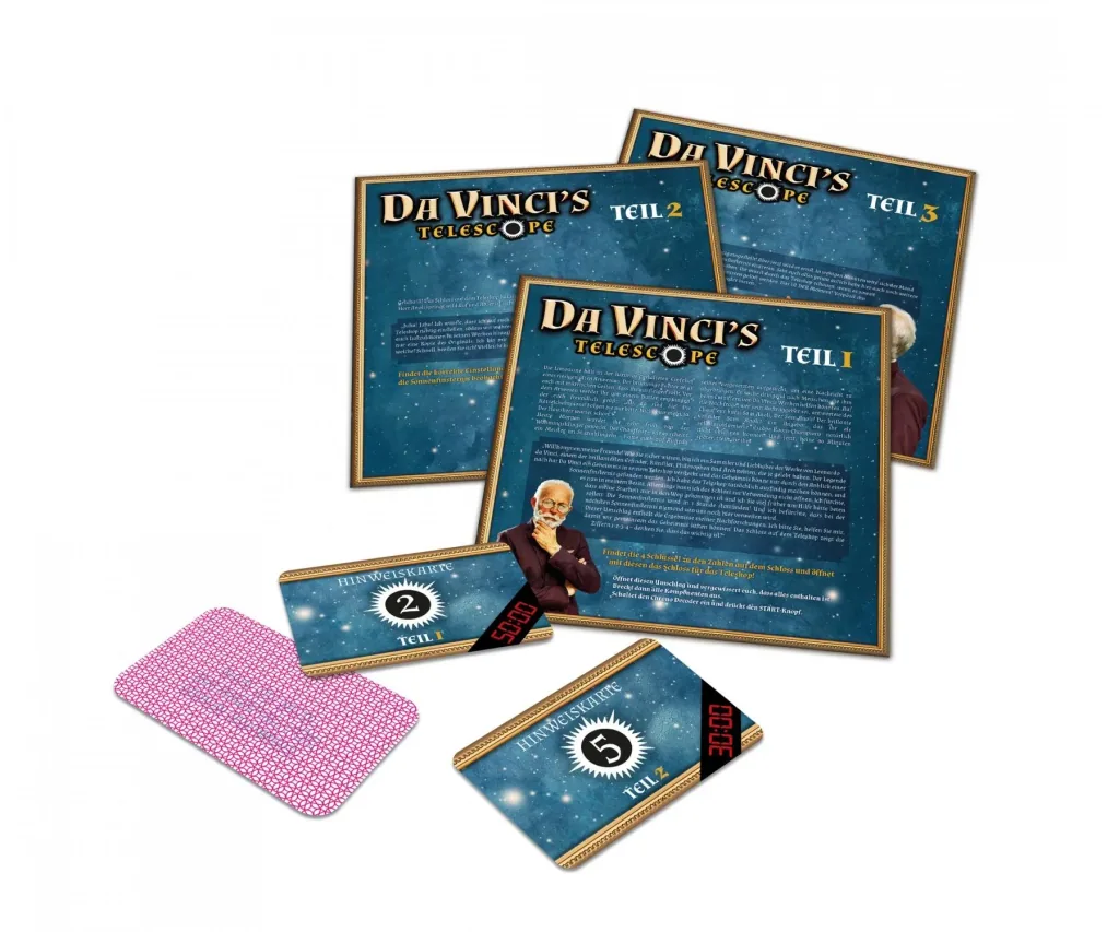 Board game Escape Room Da Vinci's Telescope