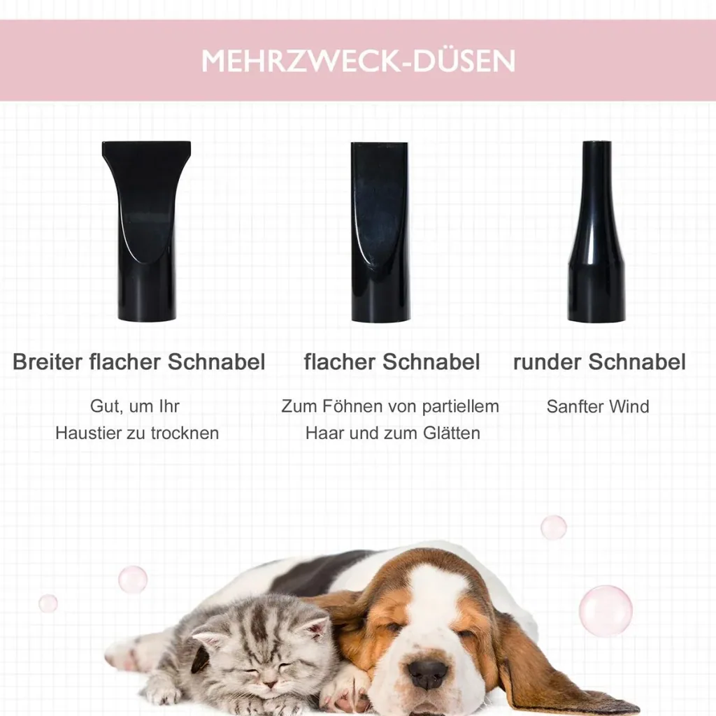 Dog hair dryer 2200W pink