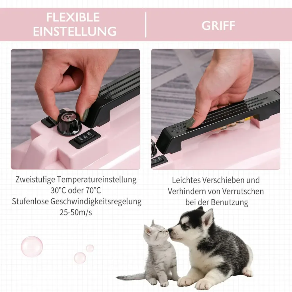 Dog hair dryer 2200W pink