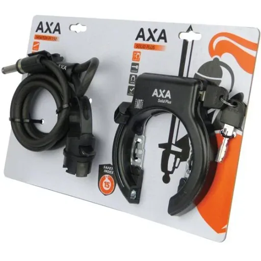 Frame lock + plug-in cable