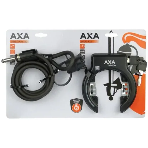 Frame lock + plug-in cable
