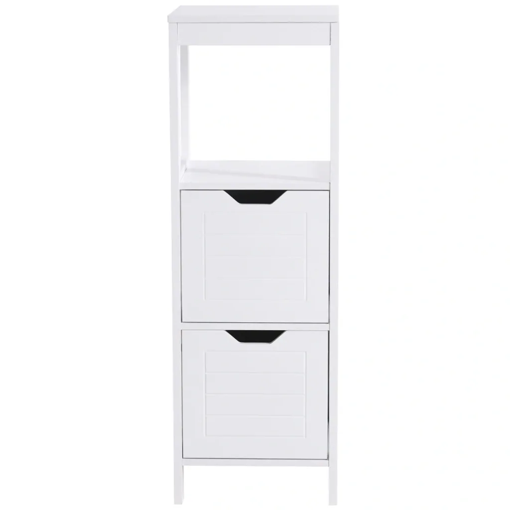 Cabinet with 2 drawers and 1 open shelf