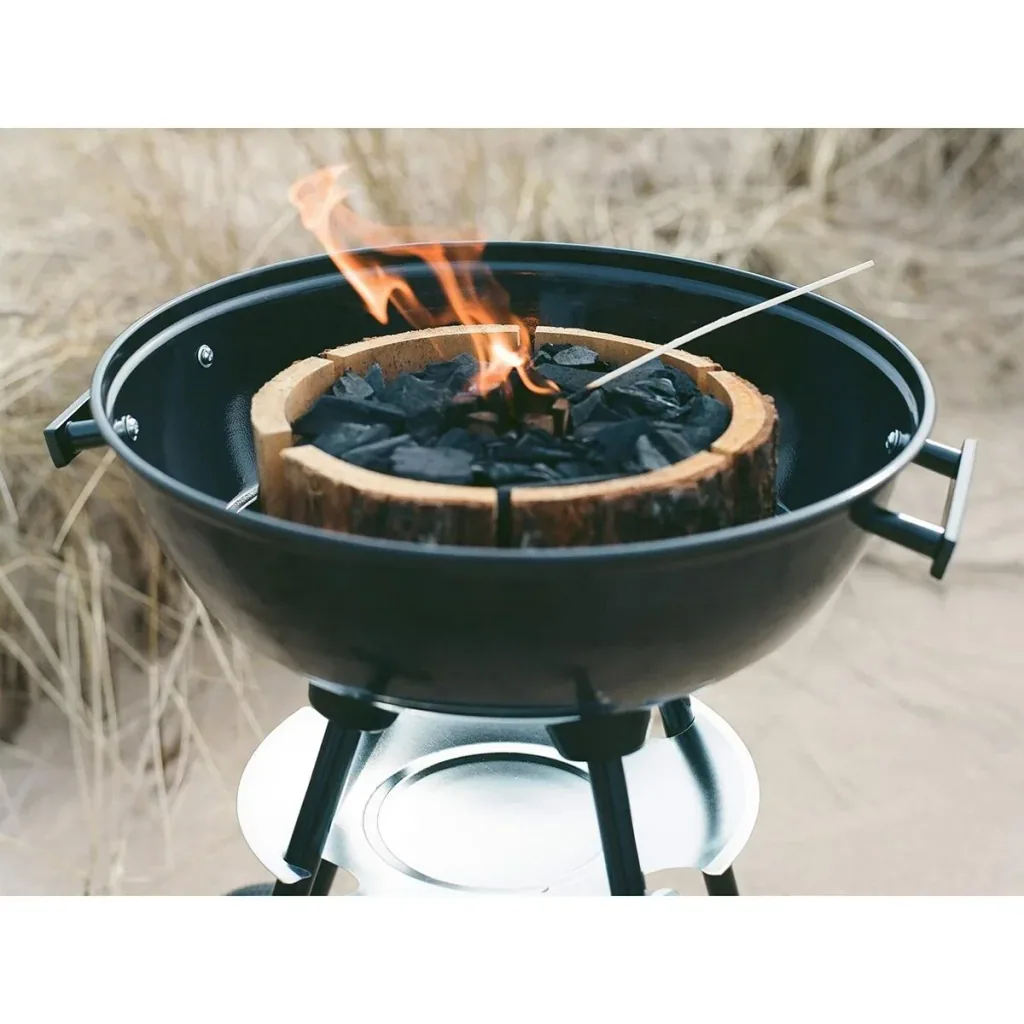 3 pieces Ecogrill size M 16x16cm - ecological disposable grill / environmentally friendly disposable grill - single use