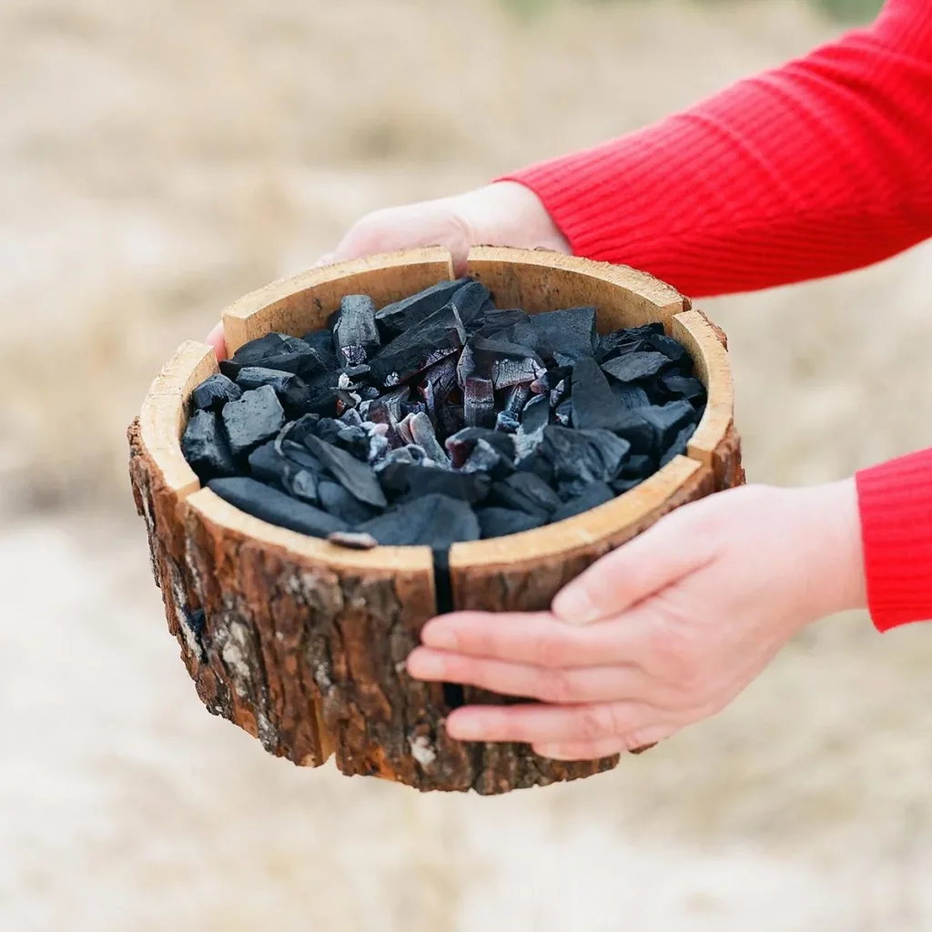3 pieces Ecogrill size M 16x16cm - ecological disposable grill / environmentally friendly disposable grill - single use
