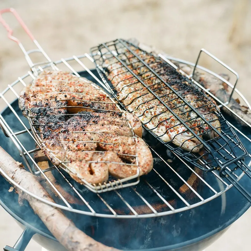 3 pieces Ecogrill size M 16x16cm - ecological disposable grill / environmentally friendly disposable grill - single use