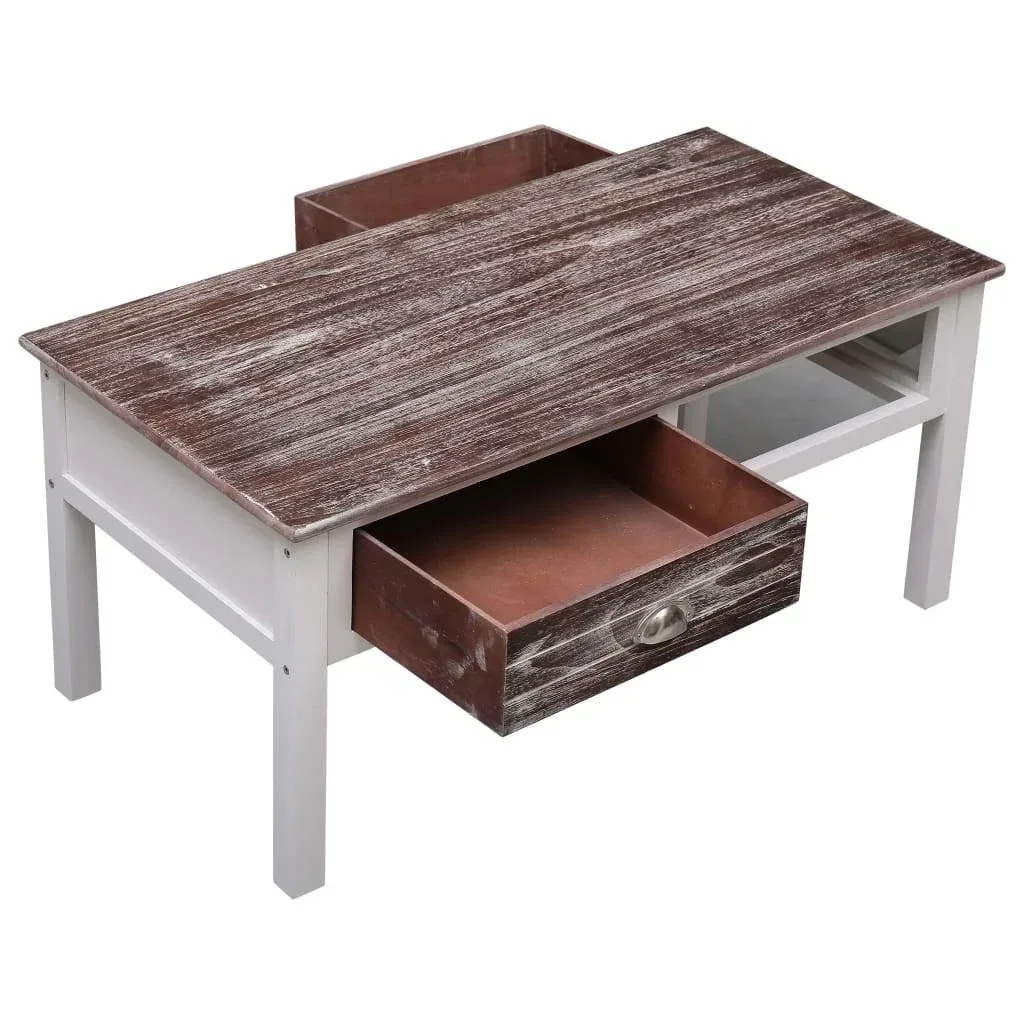 Coffee table 100x50x45 cm wood brown