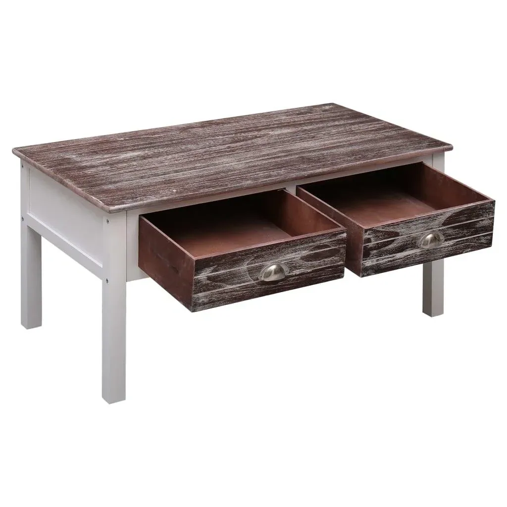 Coffee table 100x50x45 cm wood brown