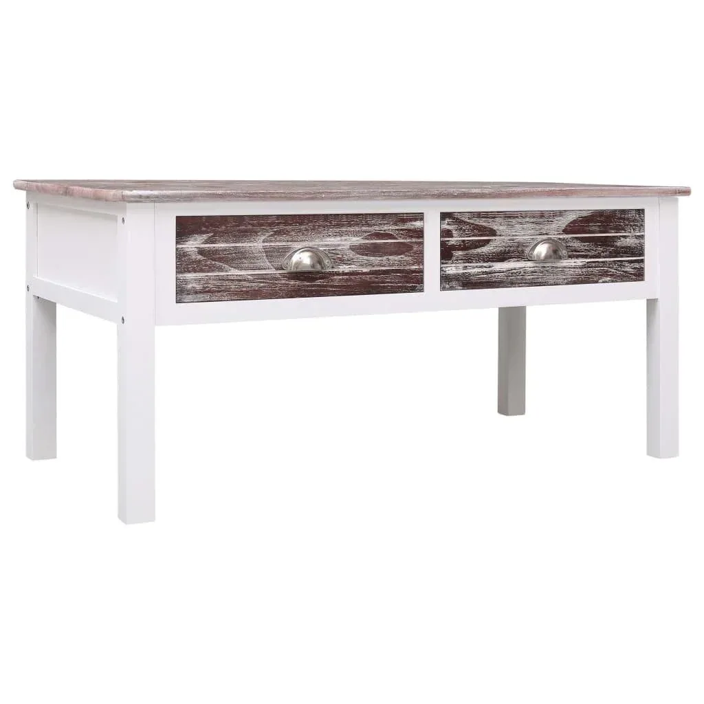 Coffee table 100x50x45 cm wood brown