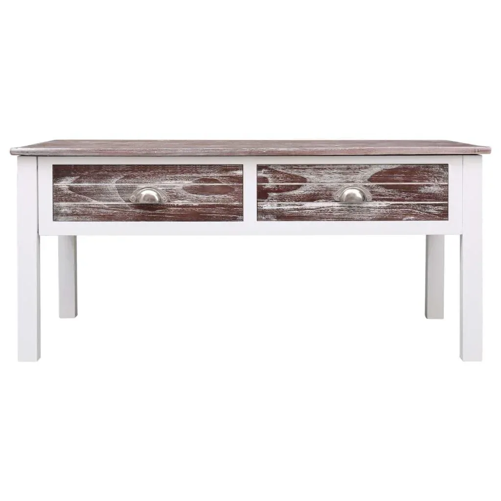 Coffee table 100x50x45 cm wood brown
