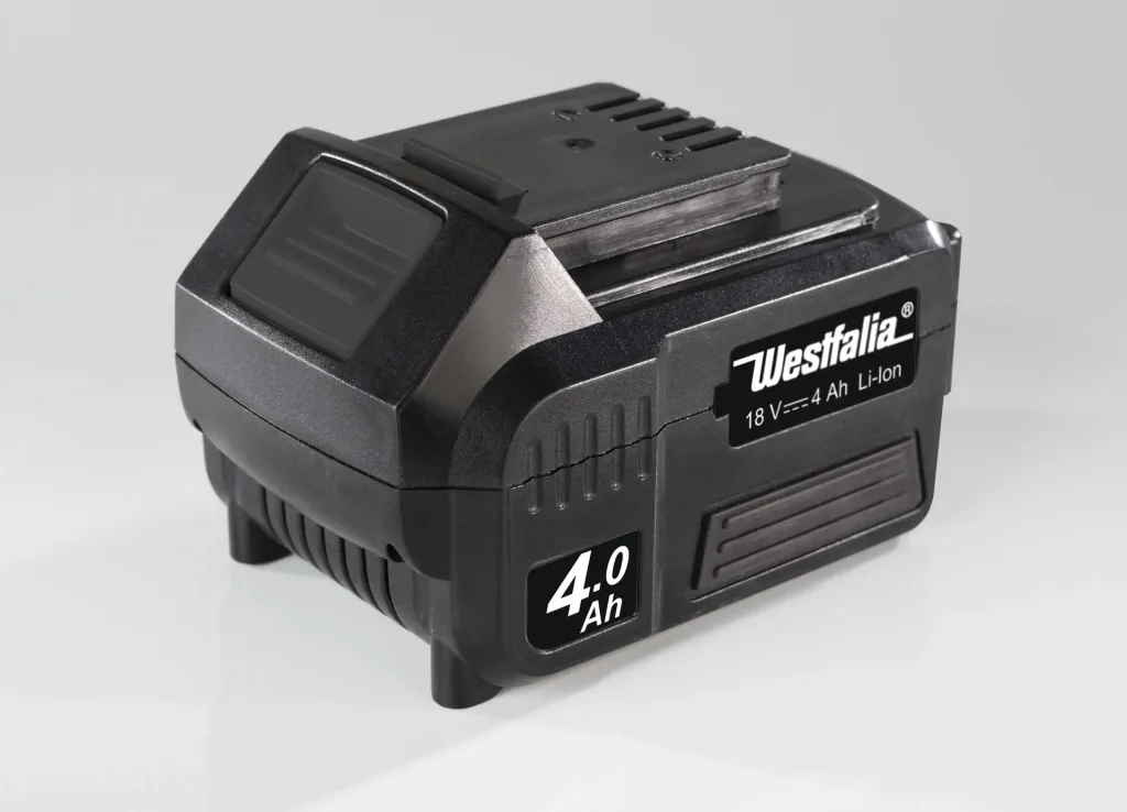 Slagmoersleutel 18 V Li-ion ASS18BL-4K + accu 18 V Li-Ion 4.0 Ah A4AH18 en snellader ASLG 18 V Li-Ion, 4.0 Ah