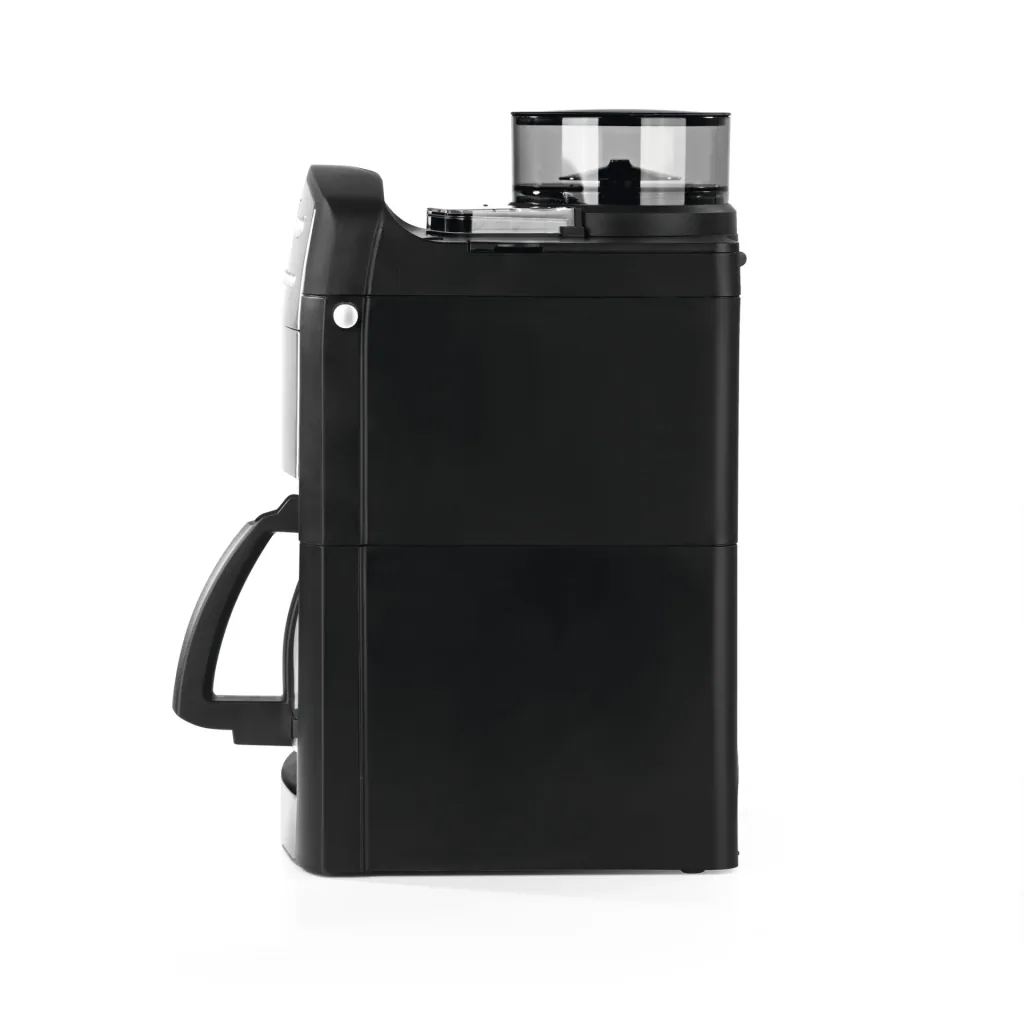 Coffee machine with grinder "Fresh-Aroma-Perfect" stainless steel, 1.25 l glass jug, 1000 W