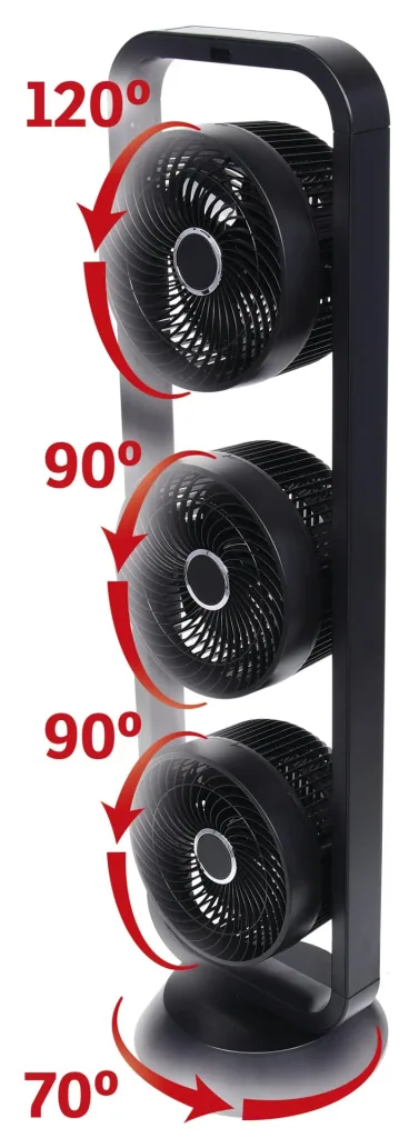 Pedestal fan Vind 3 black