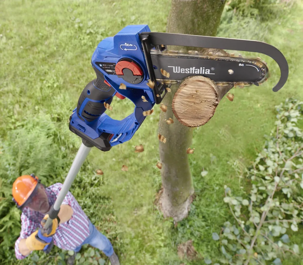 X-SAW met verlengstuk, 4 Ah-batterij en snellader