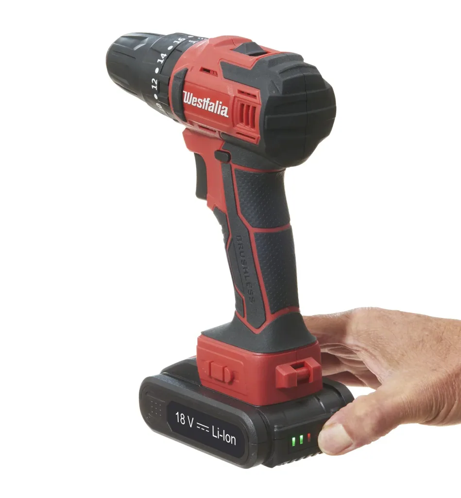 Cordless hammer drill BH18BL 18 Volt Li - Ion including battery and quick charger