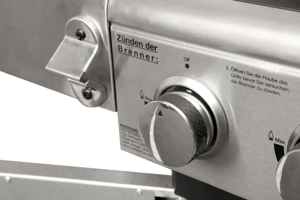 Gasgrill "Deluxe" met 6+1 branders, totaal vermogen 21,1 kW