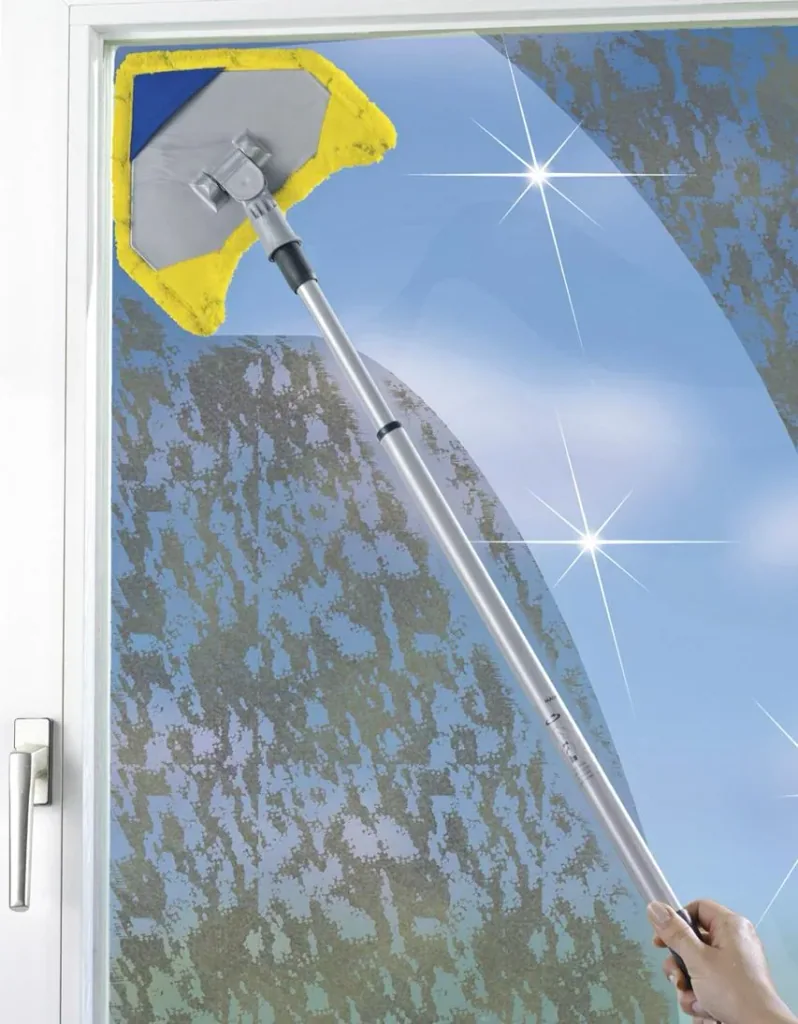 Multiflex wiper, with telescopic handle and 3 covers