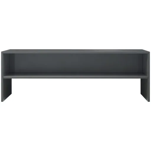 TV cabinet 120x40x40 cm chipboard high-gloss grey