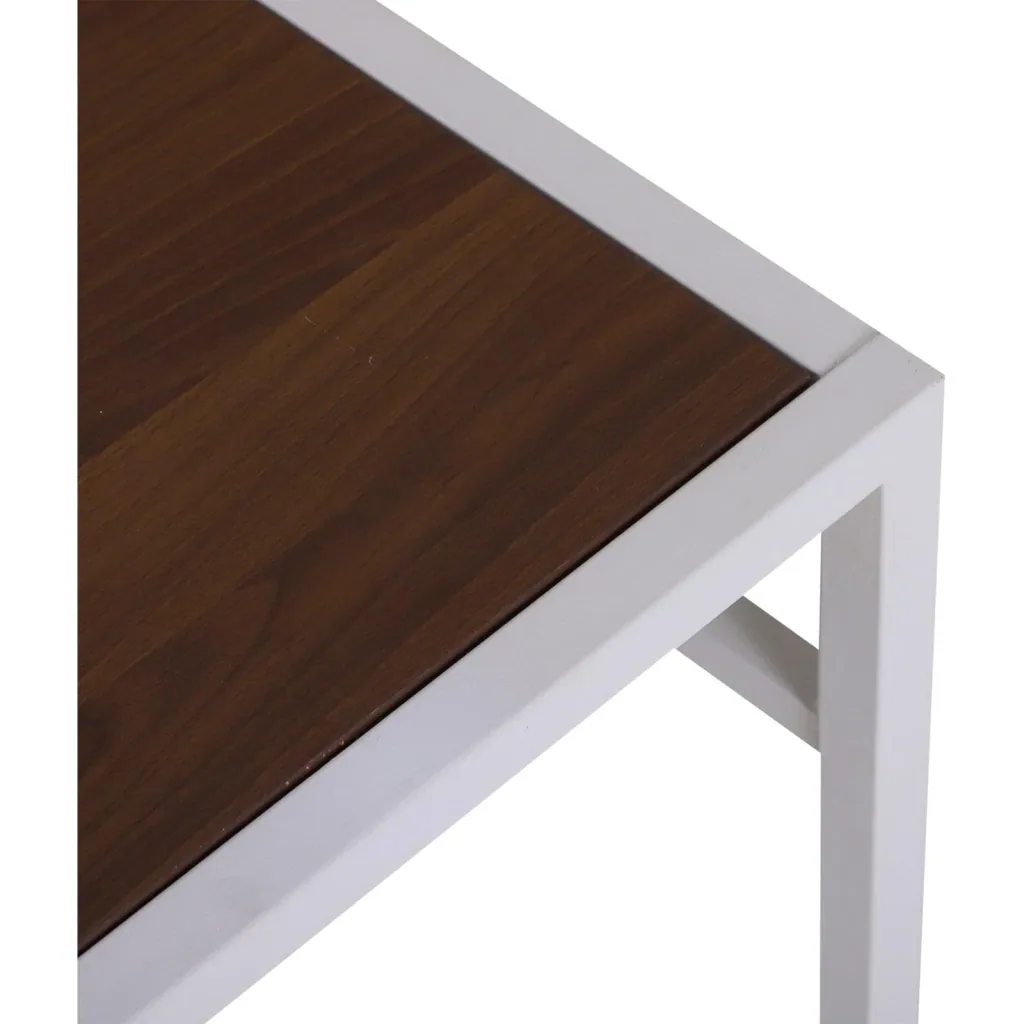 Vintage coffee table, side table, living room table, sofa table, metal frame, grained, 106 x 68 x 46 cm