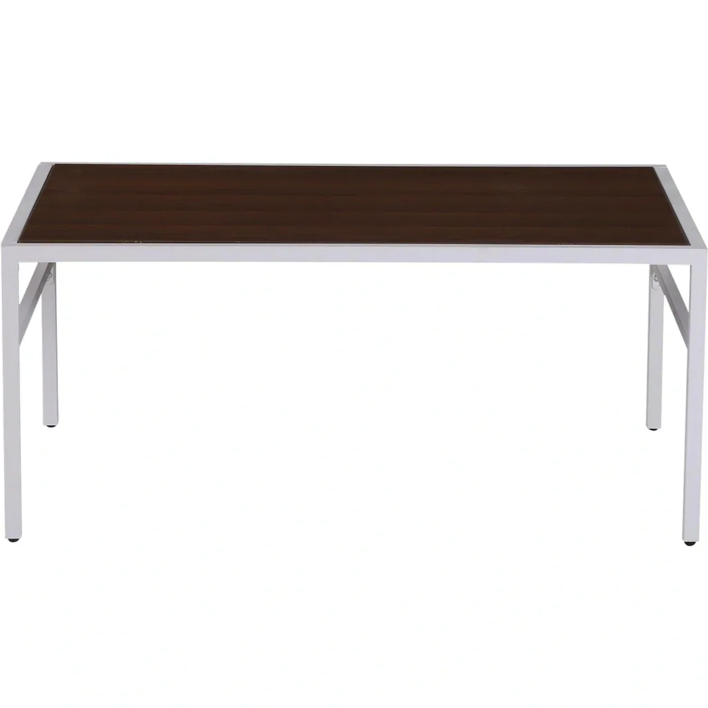 Vintage coffee table, side table, living room table, sofa table, metal frame, grained, 106 x 68 x 46 cm