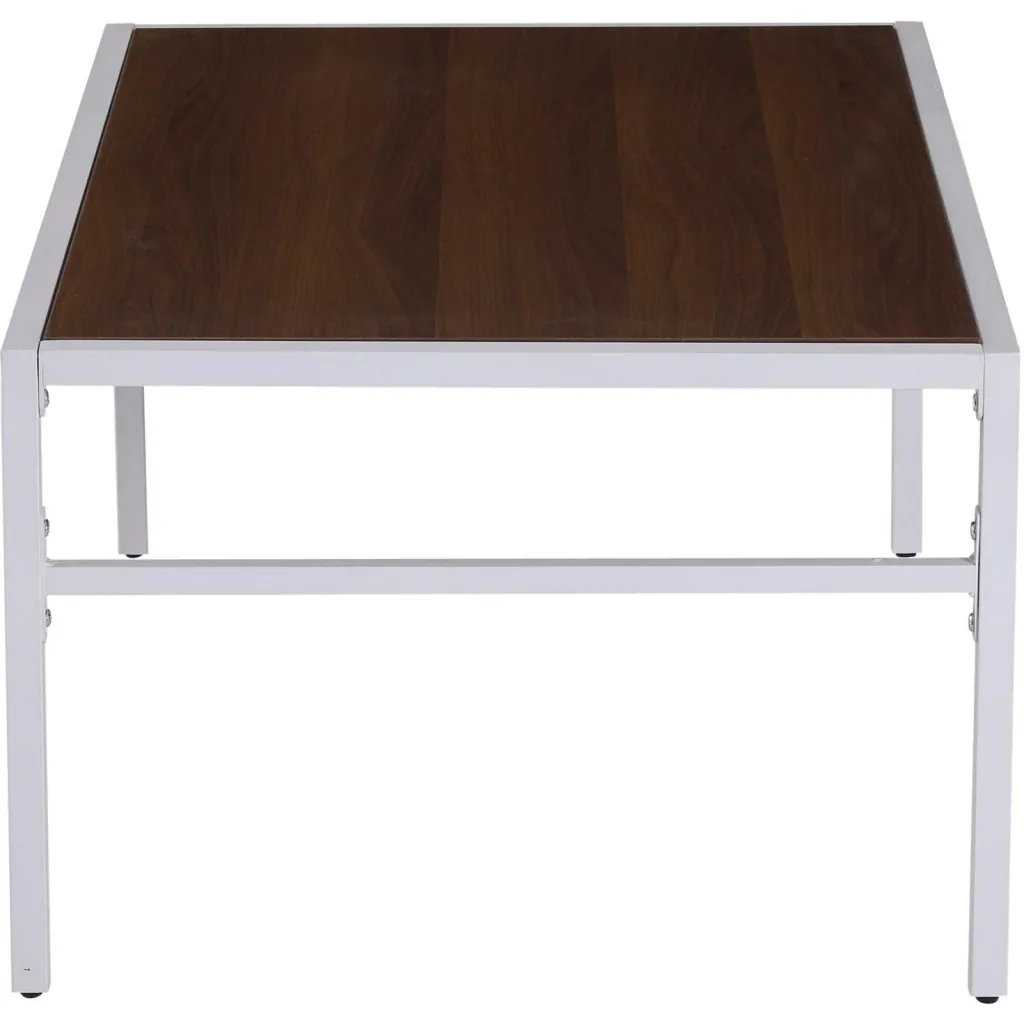 Vintage coffee table, side table, living room table, sofa table, metal frame, grained, 106 x 68 x 46 cm