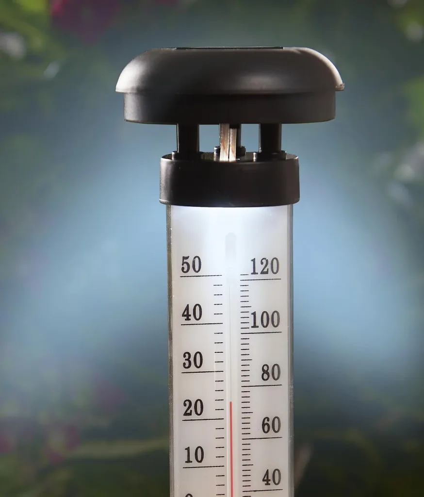 Solar-Garten-Thermometer