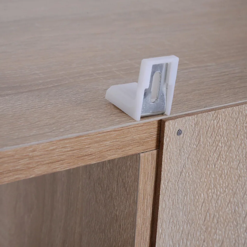 8 compartments bookcase wall shelf standing shelf room divider wood natural 61.5 x 29.5 x 122.5 cm