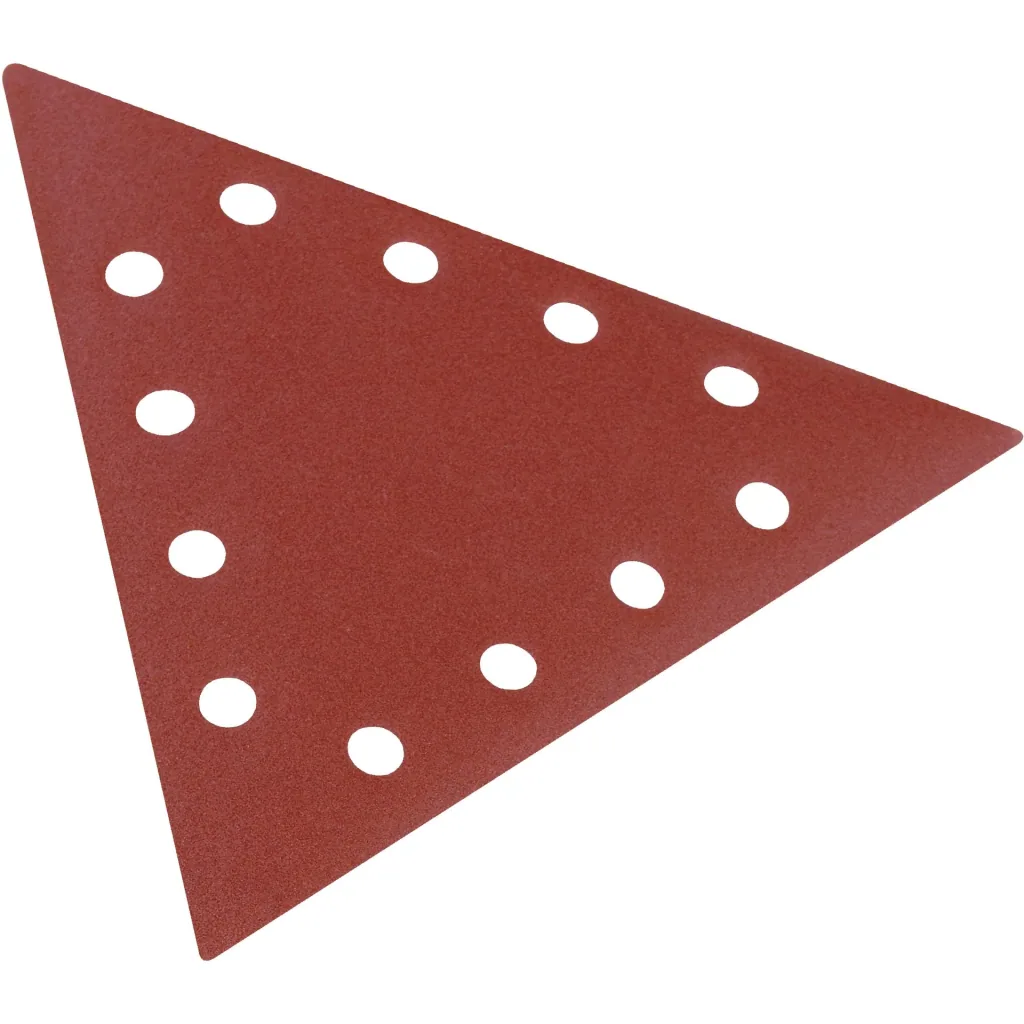 10-piece sanding triangle set, grit 100