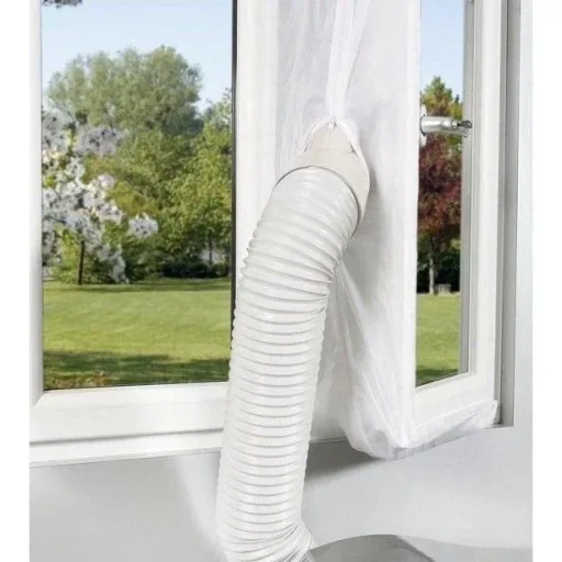 Portable air conditioner with air hose and window seal kit - Splendid Dolceclima Compact 8 P - 8,000 BTU/h