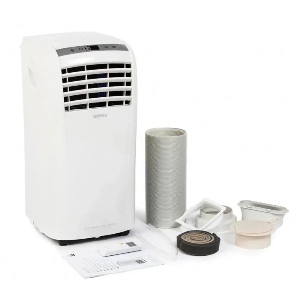 Portable air conditioner with air hose and window seal kit - Splendid Dolceclima Compact 8 P - 8,000 BTU/h