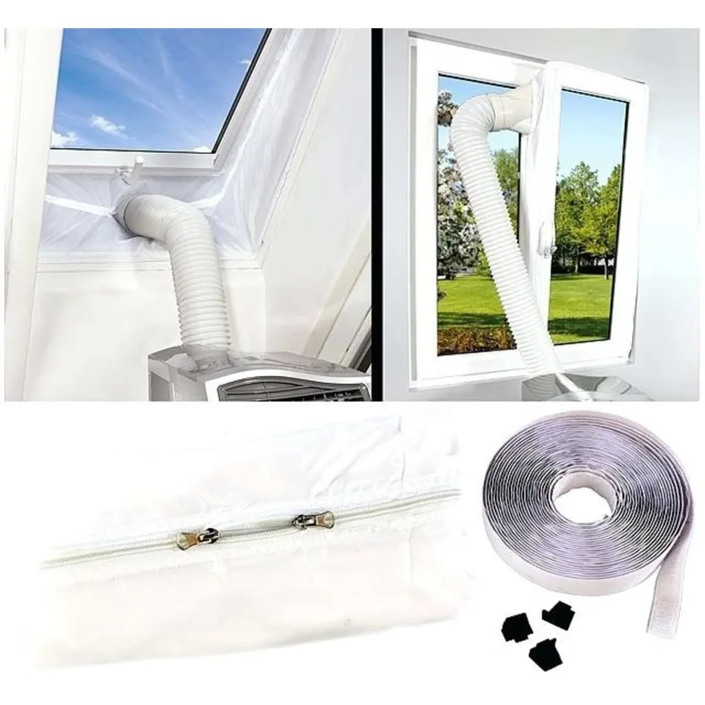 Portable air conditioner with air hose and window seal kit - Splendid Dolceclima Compact 8 P - 8,000 BTU/h