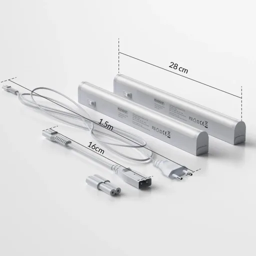 LED light bar 2-piece set Spodaj