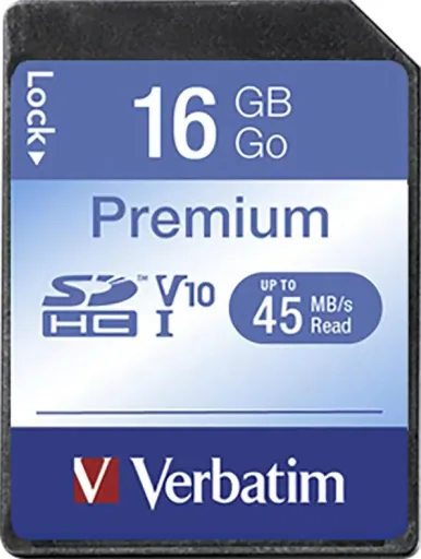 16 GB SDHC Premium memory card
