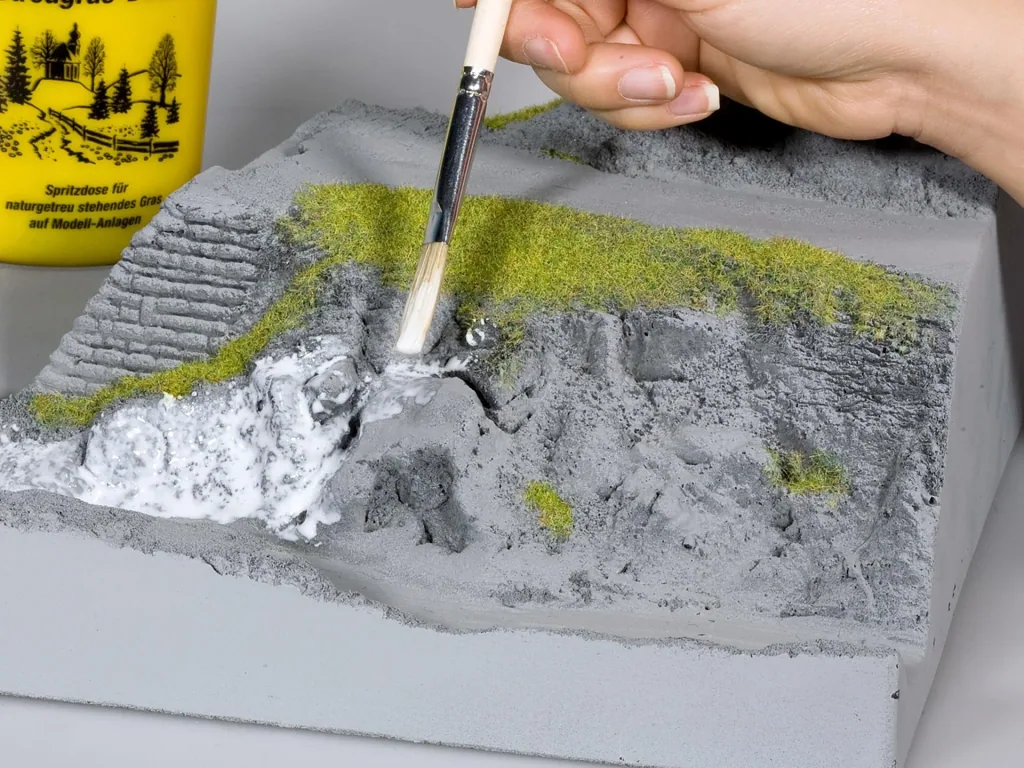 Starter set grassing, spreading material, H0 gauge