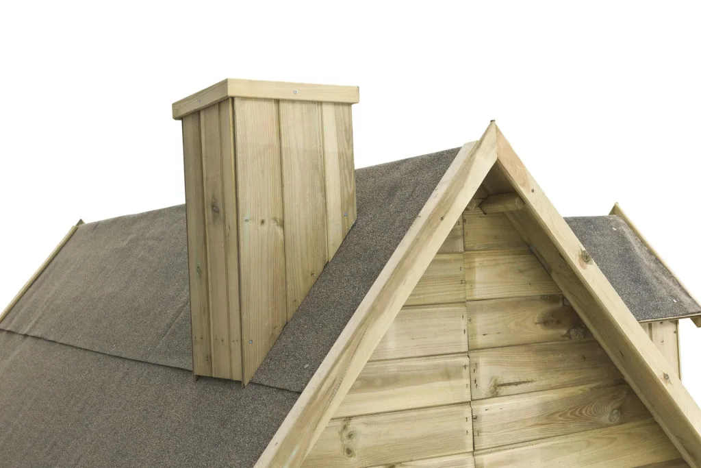 Luxury Milan wooden playhouse with plexiglass windows 2480 mm x 1610 mm x 2510 mm